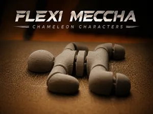 Flexi Meccha Chameleon Characters