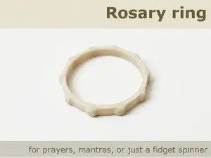 Rosary ring - a mindfulness spinner