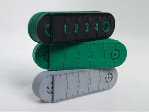 Mini Folding Ruler 30 cm - Metric