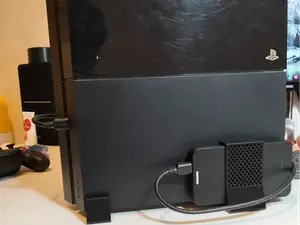 Supporto verticale Ps4 Fat con porta Hard Disk 
