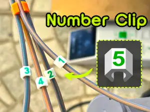 Filament Tube Number Clip