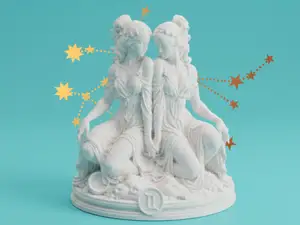 Gemini Zodiac – Twin Goddess Figurine