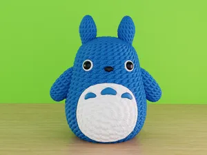 Crochet Style Medium Totoro