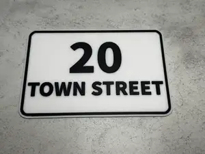 CUSTOMISABLE - House Sign
