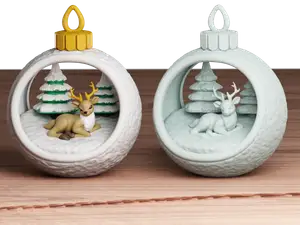 Christmas Bauble Reindeer
