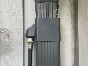 2x3 Gutter Rainwater diverter - Hose thread outlet