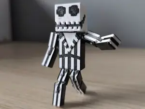 Jack Skellington - Minecraft Style Articulated Guy