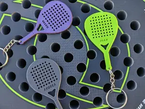 Padel Racket Keychains | Customizable