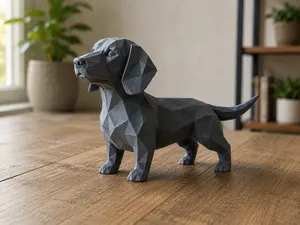 Low Poly Dachshund