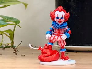 Клоун Hueforge: страшные и смешные модели для 3D-печати