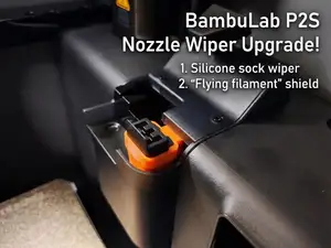 BambuLab P2S to H2D/H2C Nozzle Wiper Upgrade