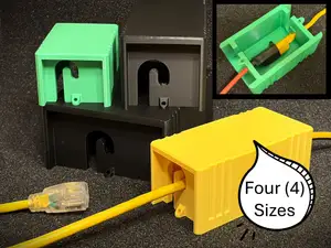 Extension cord Rain Shield - Electrical plug cover