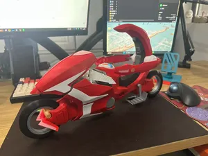 游戏王5ds 游星 d轮 D-wheel 游星骑乘决斗摩托车