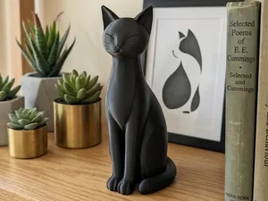 Modern Minimalist Cat Figurine