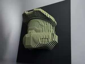 Master Chief Layered Sculpture