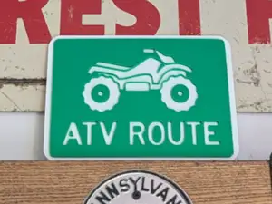 ATV ROUTE SIGN