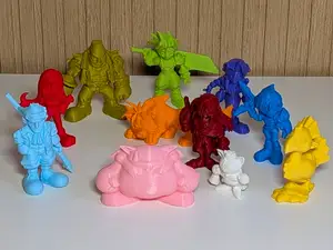 Final Fantasy VII 7 - Keshi Gomu Rubber Figures