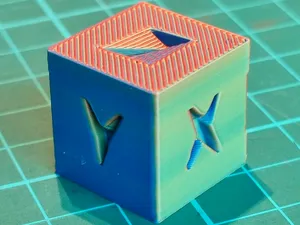 Low Poly Calibration Cube