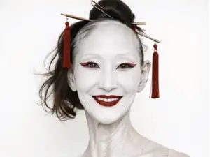 Elderly Geisha