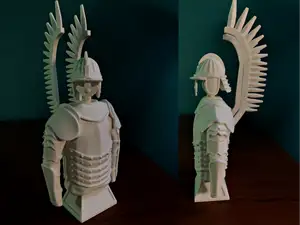 Polish Winged Hussar Armor Bust