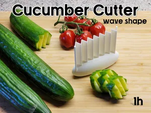Cucumber Cutter - wave shape