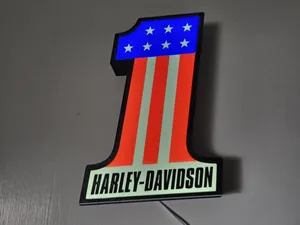 Harley Davidson #1 USA lightbox