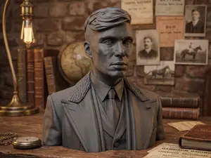 Tommy Shelby Inspired Bust Sculpture