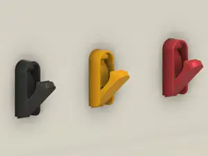 Folding wall hook