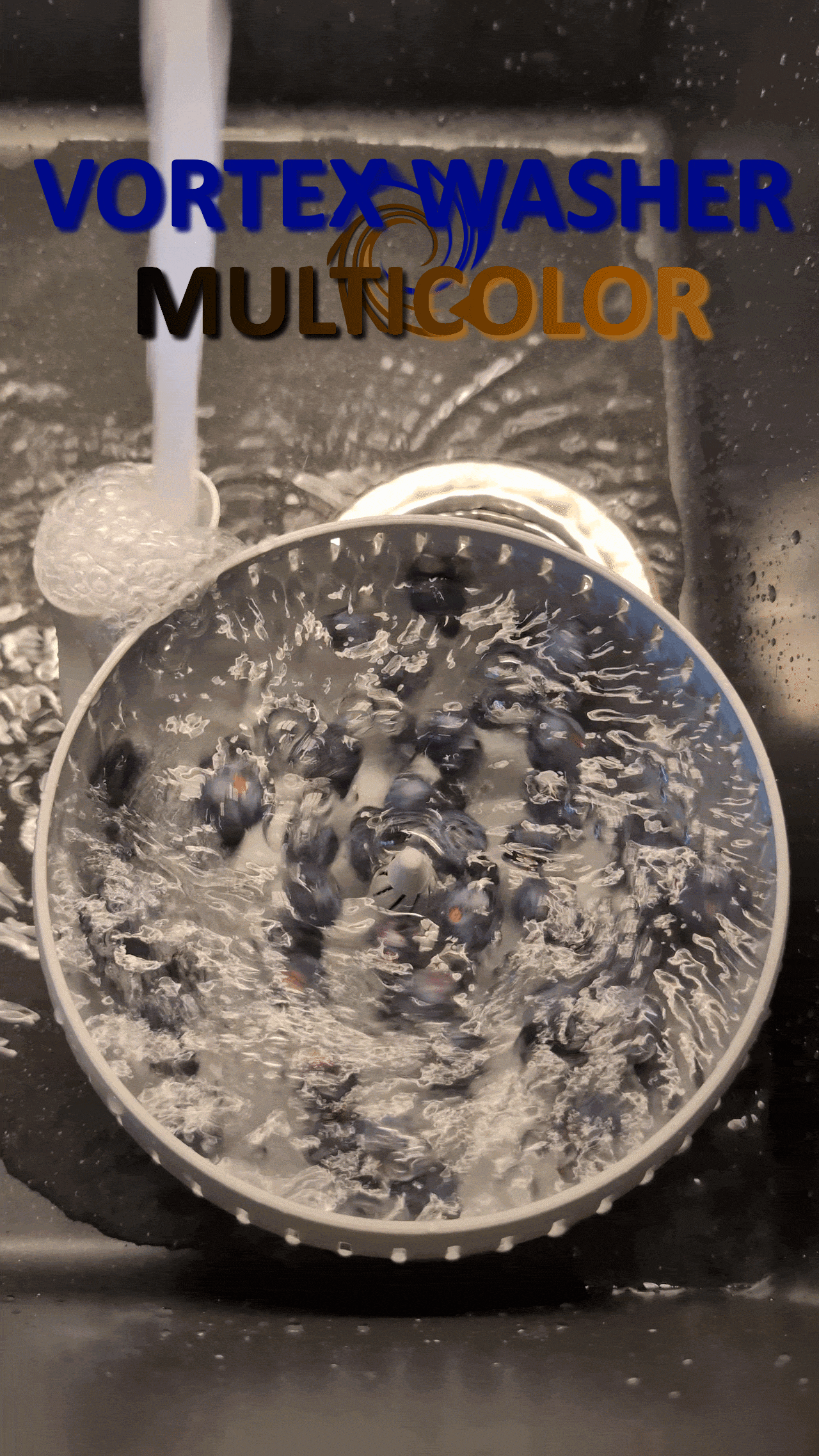 High-Efficiency Multicolor Vortex Washer