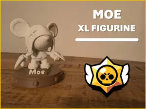 Moe | XL Brawl Stars Figurine (NO AMS)