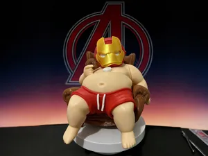 【复仇者联盟】肥宅钢铁侠 Iron Man - 拆件打印,No AMS