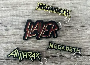 Keychain Anthrax Megadeth Slayer Portachiavi metal