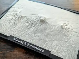 Mount Kilimanjaro 3D Miniature