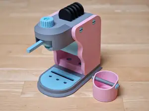 Espresso Machine Remixed with knockbox