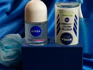 Nivea Deoroller Halterung für zwei Nivea Deoroller