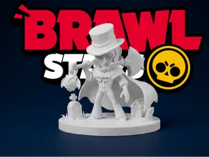 Mortis – Brawl Stars Inspired Dark Digger Figurine