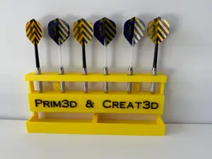 6 X Dart & flight storage holder