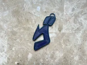 JoJo's Bizarre Adventure Menacing Aura Keychain 