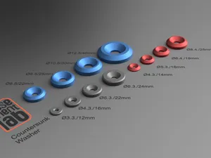 Countersunk Washer - Metric - Rondella Conica