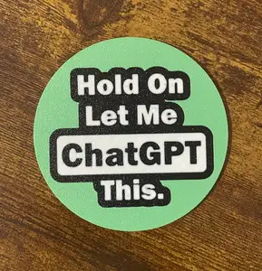 Chat GPT Coaster / 3 color / Drink Holder