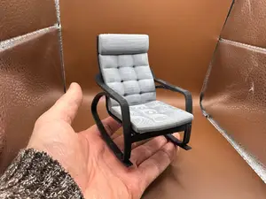 Rocking Chair – Miniature 3D Print - Dollhouse