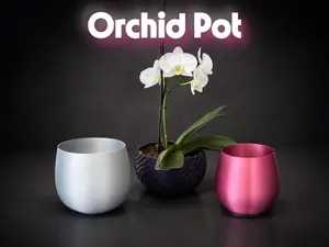 Vaso para Orquídeas Boca Larga