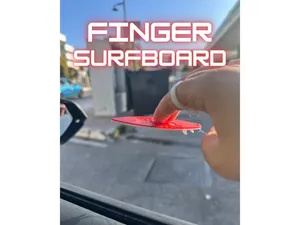 Tabla de surf para el viento / Finger surfboard