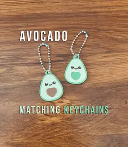 Cute Avocado Keychain