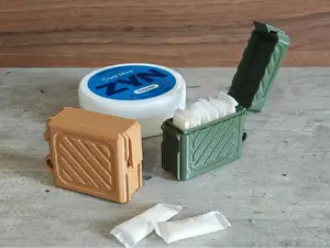 ZYN / SNUS Travel Keyring Ammo Box (AMS / No AMS)