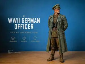 WWII German Officer Figurine
