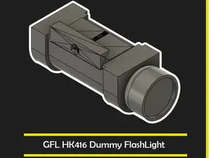 GFL Hk416 Dummy FlashLight Airsoft
