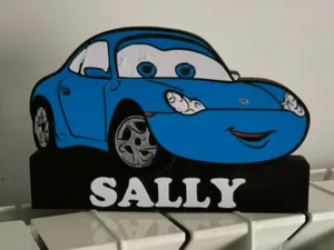 Sally Saetta Cars Mcqueen personalizzabile