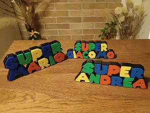 Super Mario Name Custom