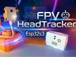 FPV Head Tracker Case – ESP32-C3 & MG90S Setup